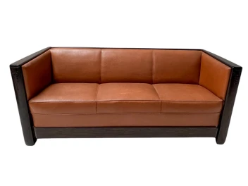 Art Deco Amsterdamse School Bench by Daniêl van Dorp for Gebroeders Reens